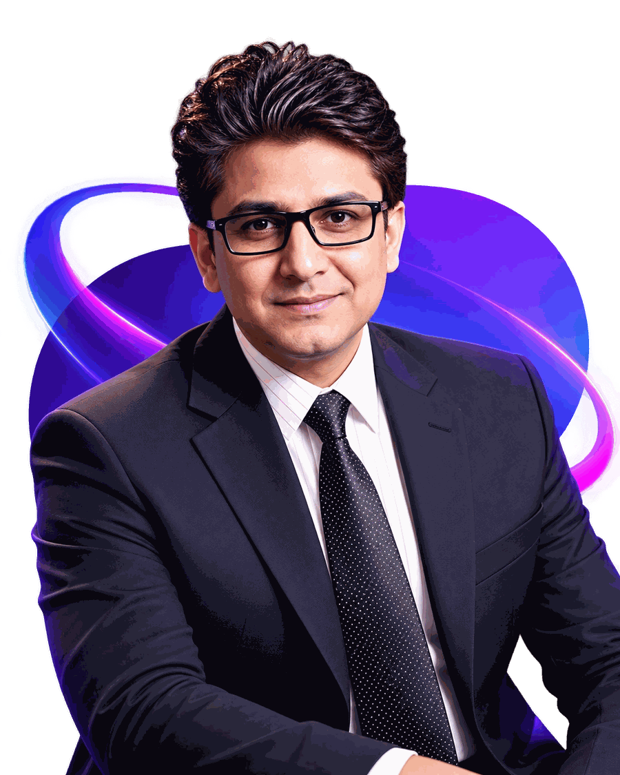 Portrait of Waqas Qureshi, digital growth strategist